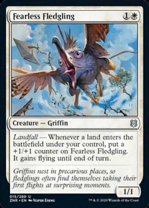 Fearless Fledgling [Zendikar Rising] 1