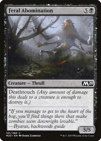 Feral Abomination [Core Set 2020] 1