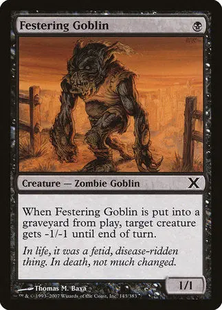 Festering Goblin [Tenth Edition] 1