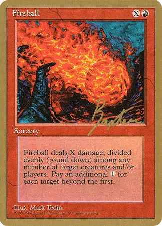 Fireball - 1996 George Baxter (4Ed) [Pro Tour Collector Set] 1