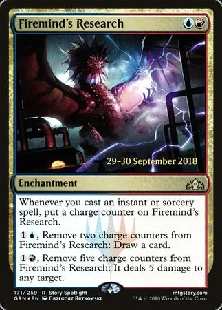 Firemind's Research [Guilds Of Ravnica Promos] 1