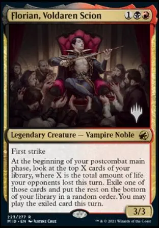 Florian, Voldaren Scion (Promo Pack) [Innistrad: Midnight Hunt Promos] 1