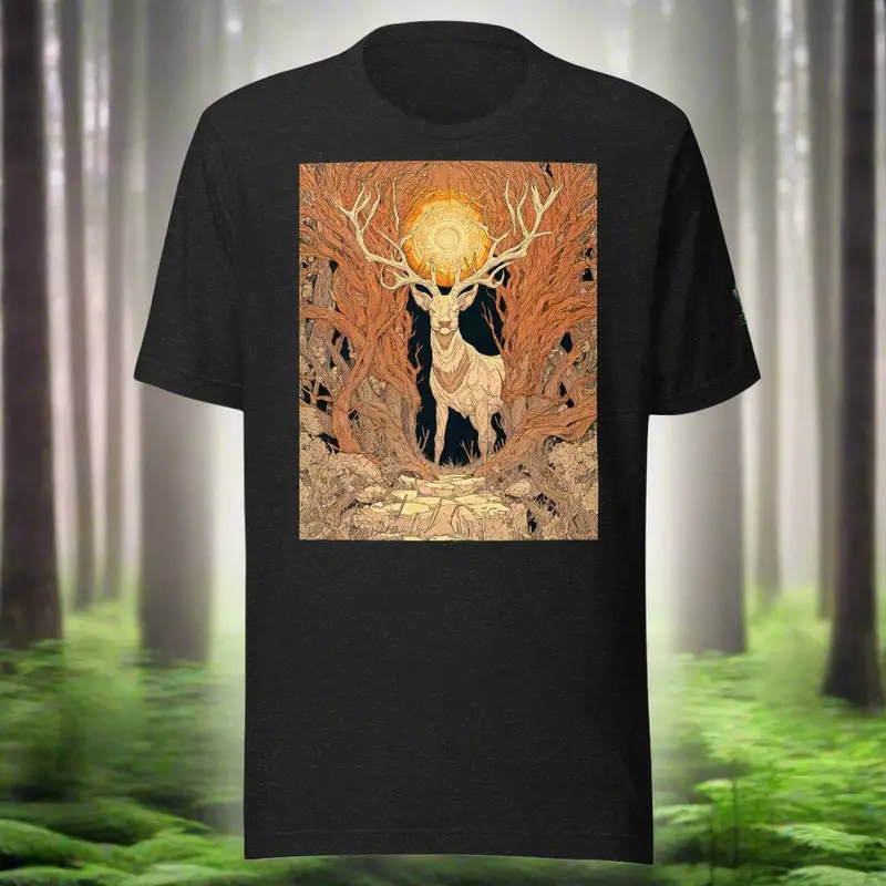 Forestwarden Stag – Unisex Staple T-Shirt 1