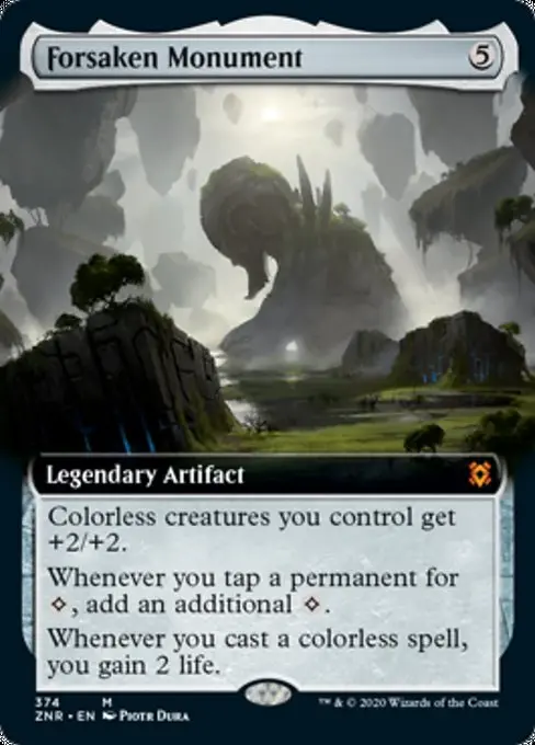Forsaken Monument (Extended Art) [Zendikar Rising] 1
