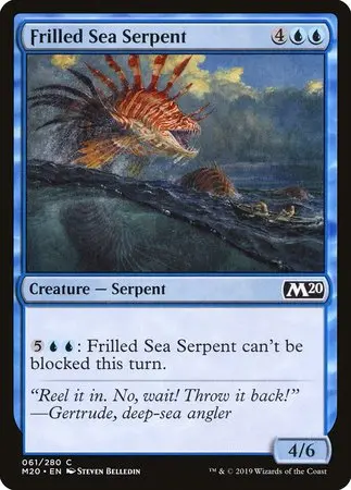 Frilled Sea Serpent [Core Set 2020] 1