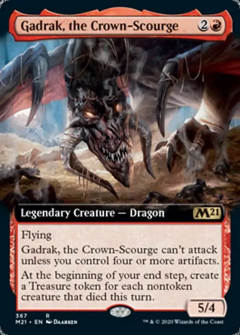 Gadrak, The Crown-Scourge (Extended Art) [Core Set 2021] 1