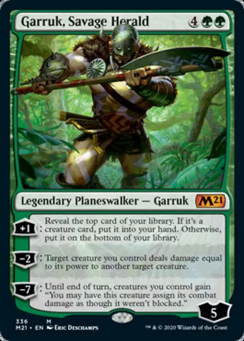 Garruk, Savage Herald [Core Set 2021] 1