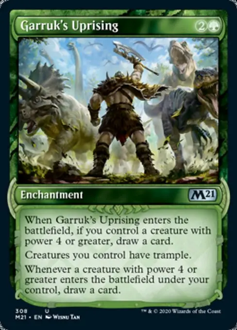 Garruk's Uprising (Showcase) [Core Set 2021] 1