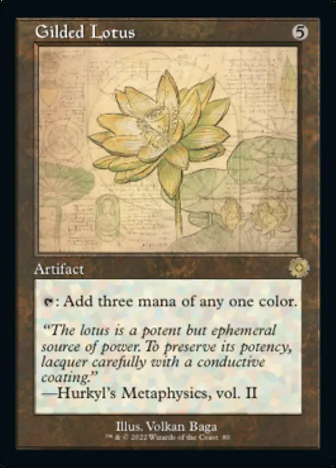Gilded Lotus (Retro Schematic) [The Brothers' War Retro Artifacts] 1