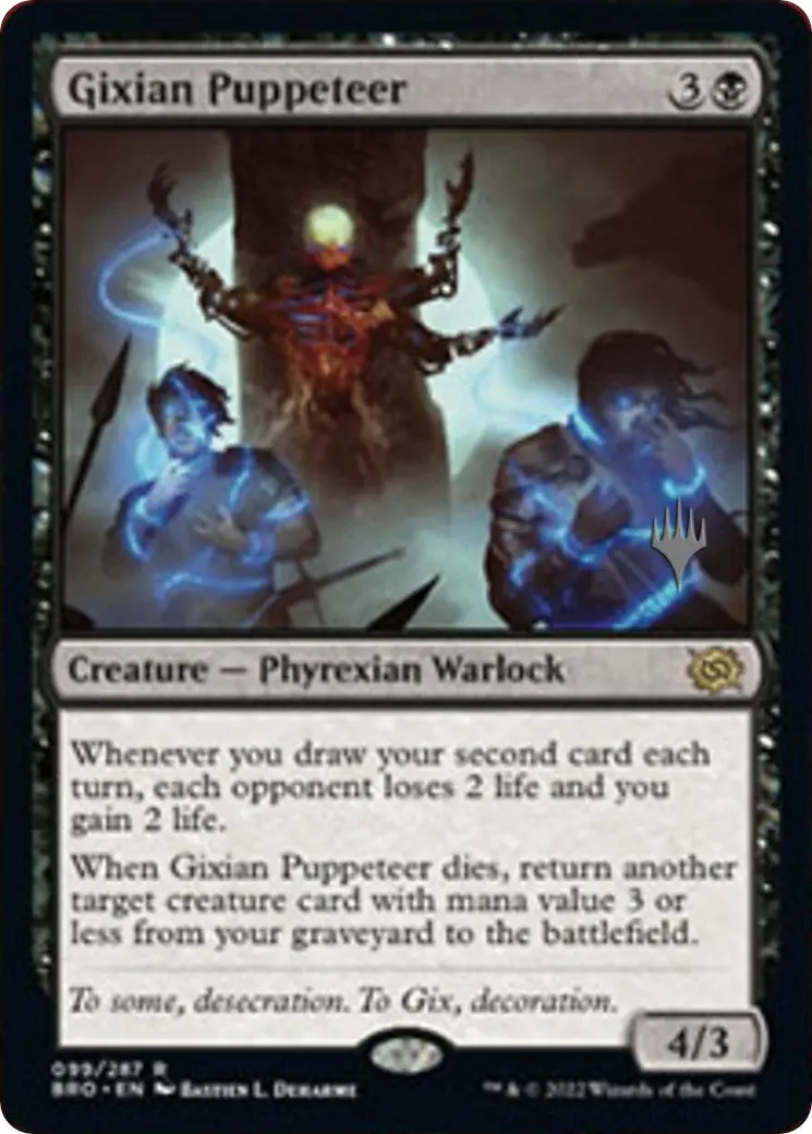 Gixian Puppeteer (Promo Pack) [The Brothers' War Promos] 1