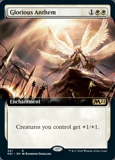 Glorious Anthem (Extended Art) [Core Set 2021] 1