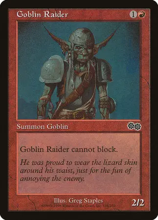 Goblin Raider [Urza's Saga] 1