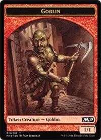 Goblin // Thopter Double-Sided Token (Game Night) [Core Set 2019] 1