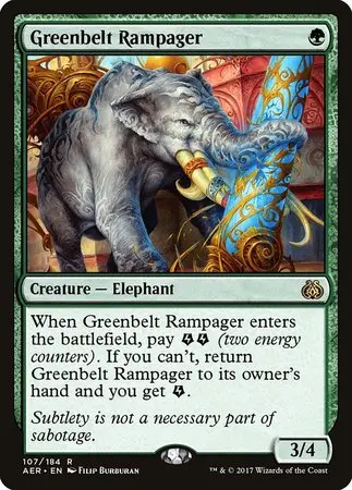 Greenbelt Rampager [Aether Revolt] 1
