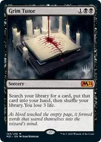 Grim Tutor [Promo Pack: Core Set 2021] 1