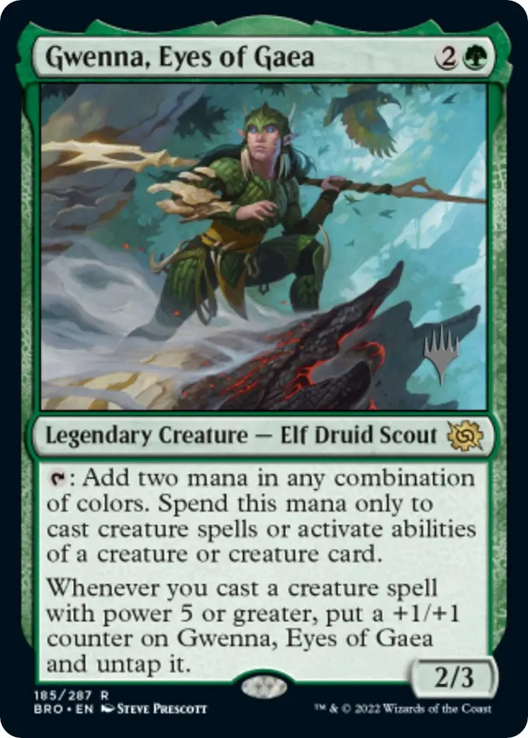 Gwenna, Eyes Of Gaea (Promo Pack) [The Brothers' War Promos] 1