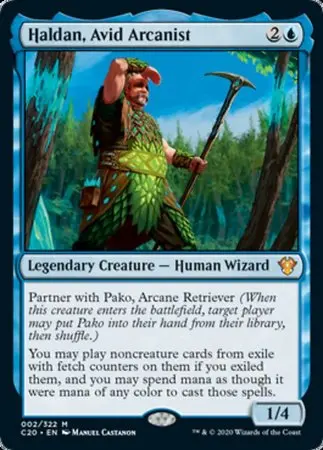 Haldan, Avid Arcanist [Commander 2020] 1