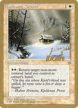 Hallowed Ground - 1996 Michael Loconto (Ice) [Pro Tour Collector Set] 1