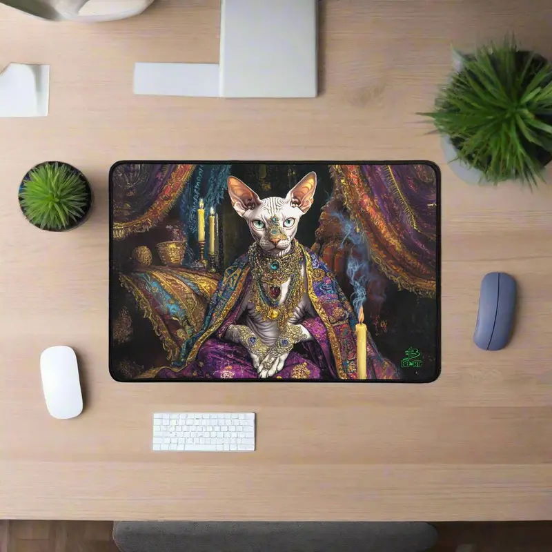Her Majesty Sphinxara - Desk Mat 1