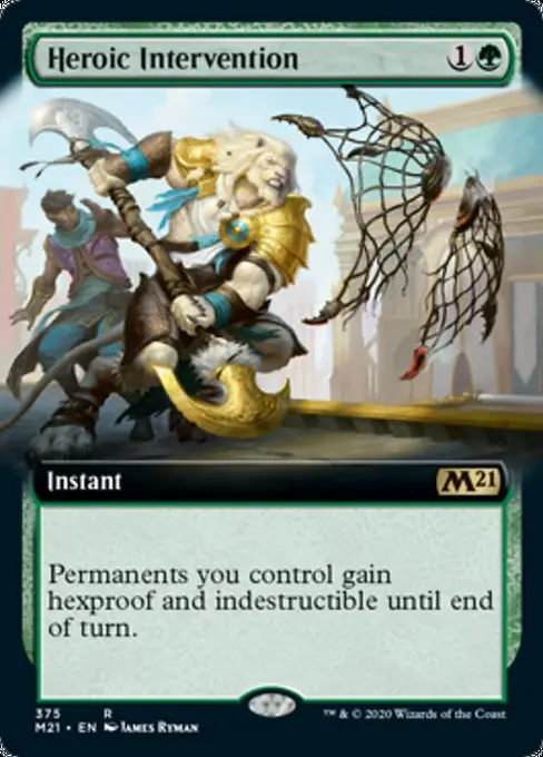 Heroic Intervention (Extended Art) [Core Set 2021] 1