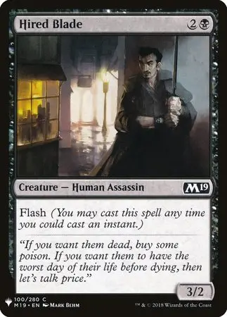 Hired Blade [Mystery Booster] 1