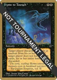 Hymn To Tourach (Wolf) - 1996 George Baxter (Fem) [World Championship Decks] 1