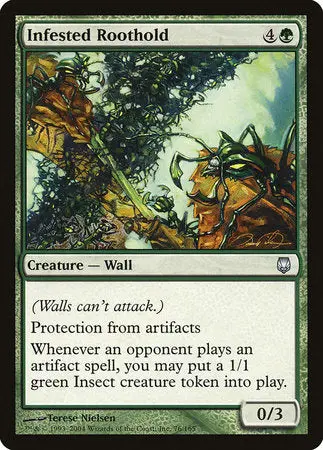 Infested Roothold [Darksteel] 1