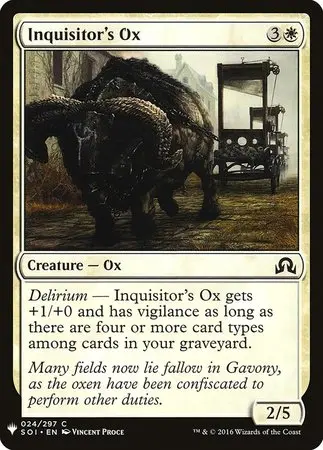 Inquisitor's Ox [Mystery Booster] 1