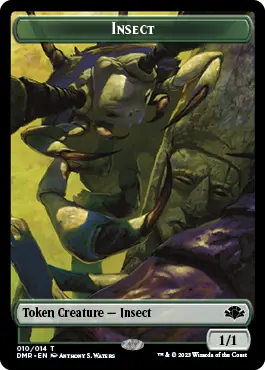 Insect // Marit Lage Double-Sided Token [Dominaria Remastered Tokens] 1
