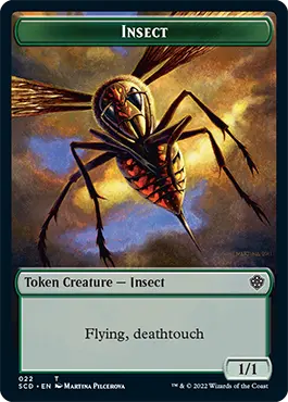 Insect // Soldier Double-Sided Token [Starter Commander Decks] 1