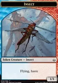Insect // Warrior Double-Sided Token [Hour Of Devastation] 1