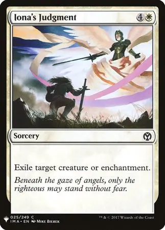 Iona's Judgment [Mystery Booster] 1