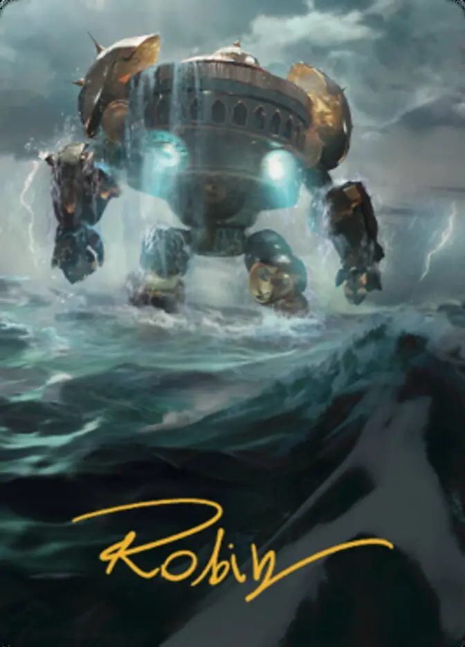 Island Art Card (Gold-Stamped Signature) [The Brothers' War Art Series] 1