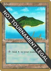 Island (B) - 1996 Michael Loconto (4Ed) [World Championship Decks] 1