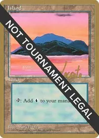 Island (C) - 1996 Michael Loconto (4Ed) [World Championship Decks] 1