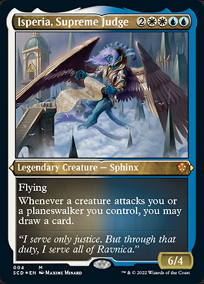 Isperia, Supreme Judge (Foil Etched) [Starter Commander Decks] 1
