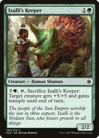 Ixalli's Keeper [Ixalan] 1