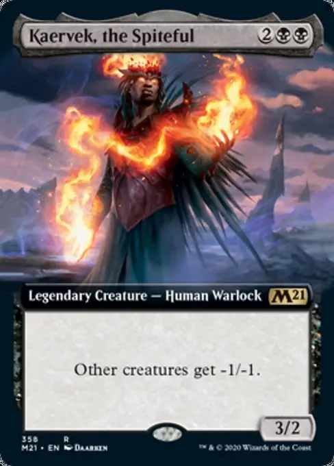 Kaervek, The Spiteful (Extended Art) [Core Set 2021] 1