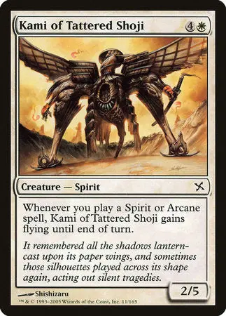 Kami Of Tattered Shoji [Betrayers Of Kamigawa] 1