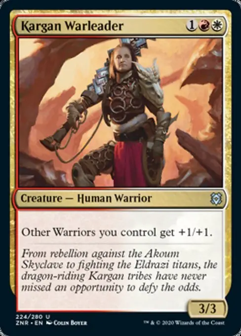 Kargan Warleader [Zendikar Rising] 1
