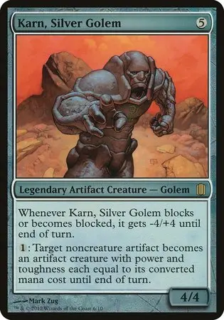 Karn, Silver Golem (Commander's Arsenal) [Commander's Arsenal Oversized] 1