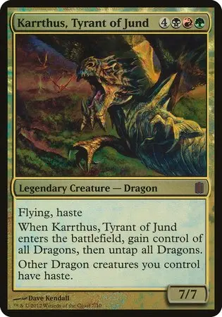 Karrthus, Tyrant Of Jund (Commander's Arsenal) [Commander's Arsenal Oversized] 1