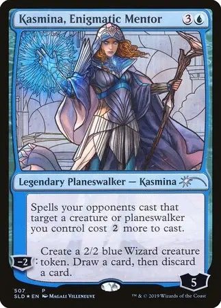 Kasmina, Enigmatic Mentor (Stained Glass) [Secret Lair Drop Promos] 1