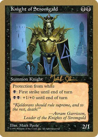 Knight Of Stromgald - 1997 Jakub Slemr (5Ed) [World Championship Decks 1997] 1