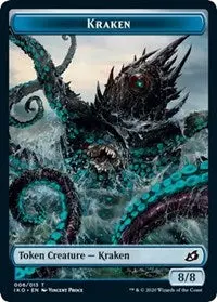 Kraken // Human Soldier (004) Double-Sided Token [Ikoria: Lair Of Behemoths] 1