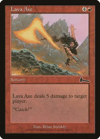 Lava Axe [Urza's Legacy] 1