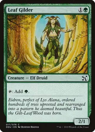 Leaf Gilder [Duel Decks: Elves Vs. Inventors] 1