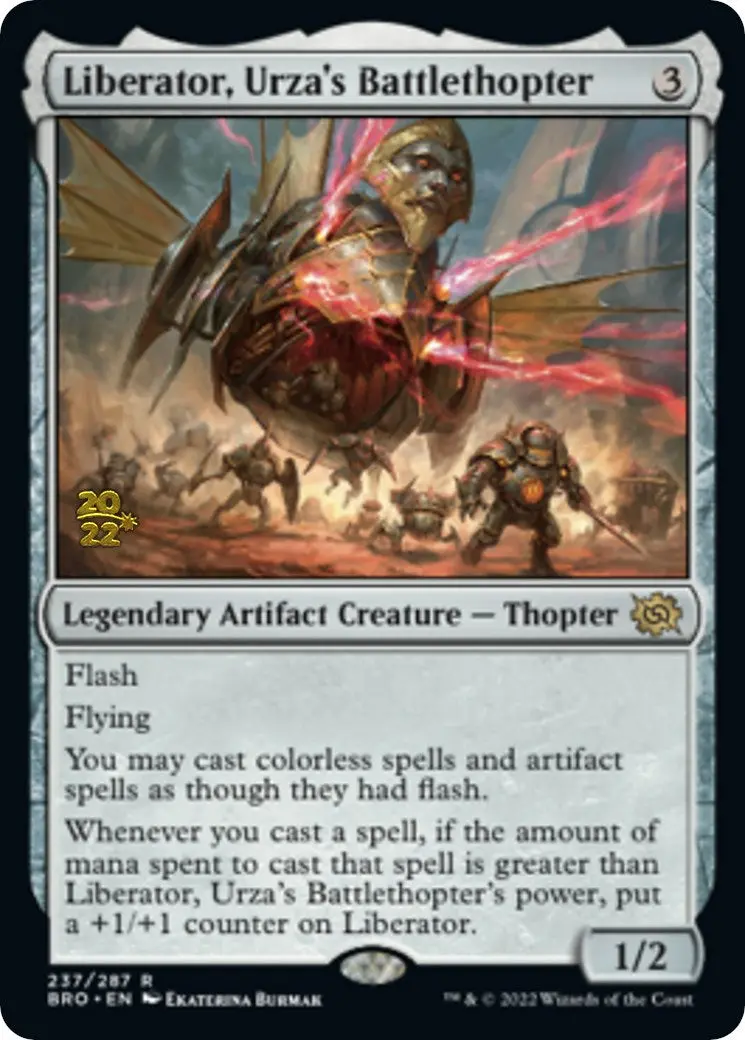 Liberator, Urza's Battlethopter [The Brothers' War: Prerelease Promos] 1