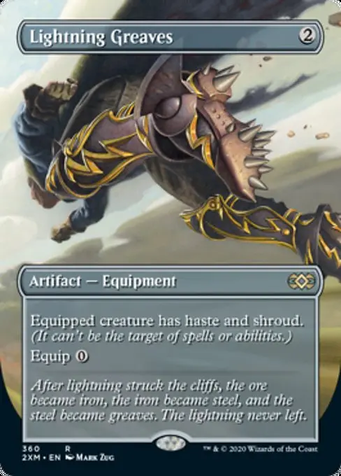 Lightning Greaves (Borderless) [Double Masters] 1