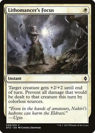 Lithomancer's Focus [Battle For Zendikar] 1
